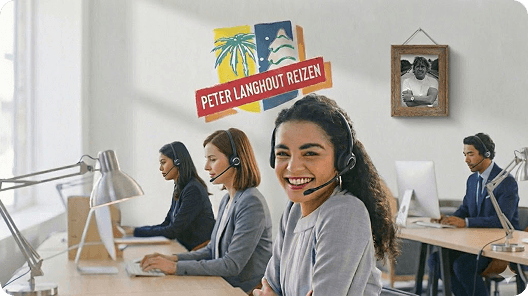 Peter Langhout Reizen klantenservice team