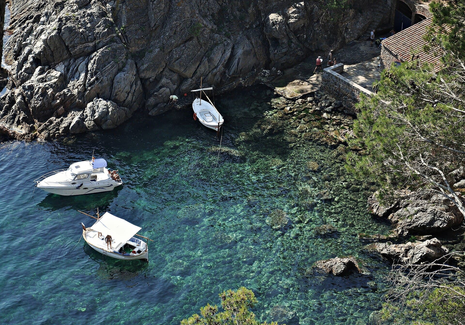 De rotskust van de Costa Brava