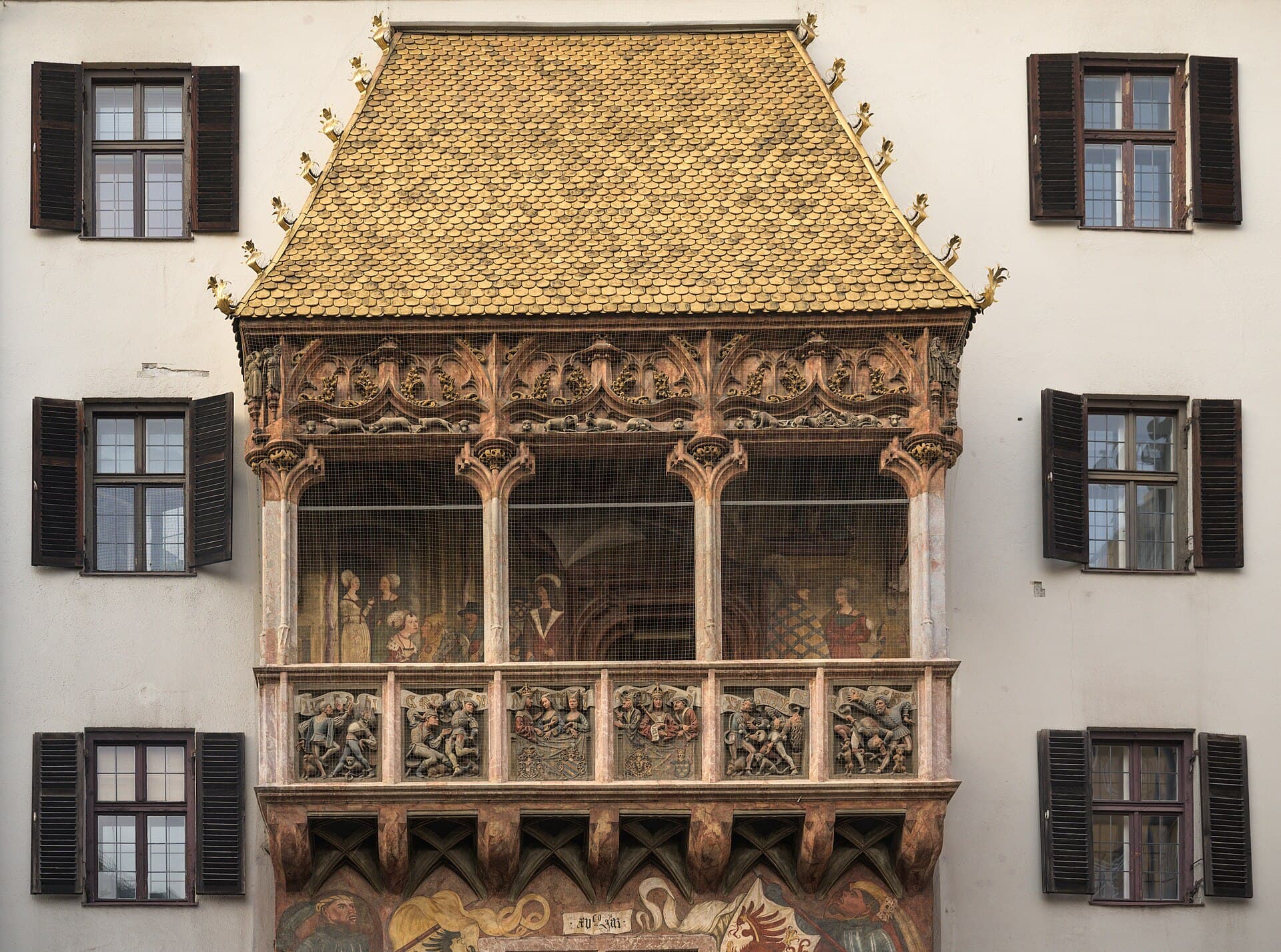 De oude stad van Innsbruck